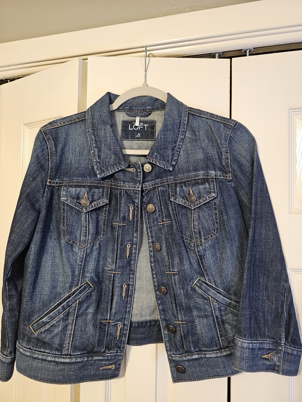 LOFT Blue Denim Jean Jacket